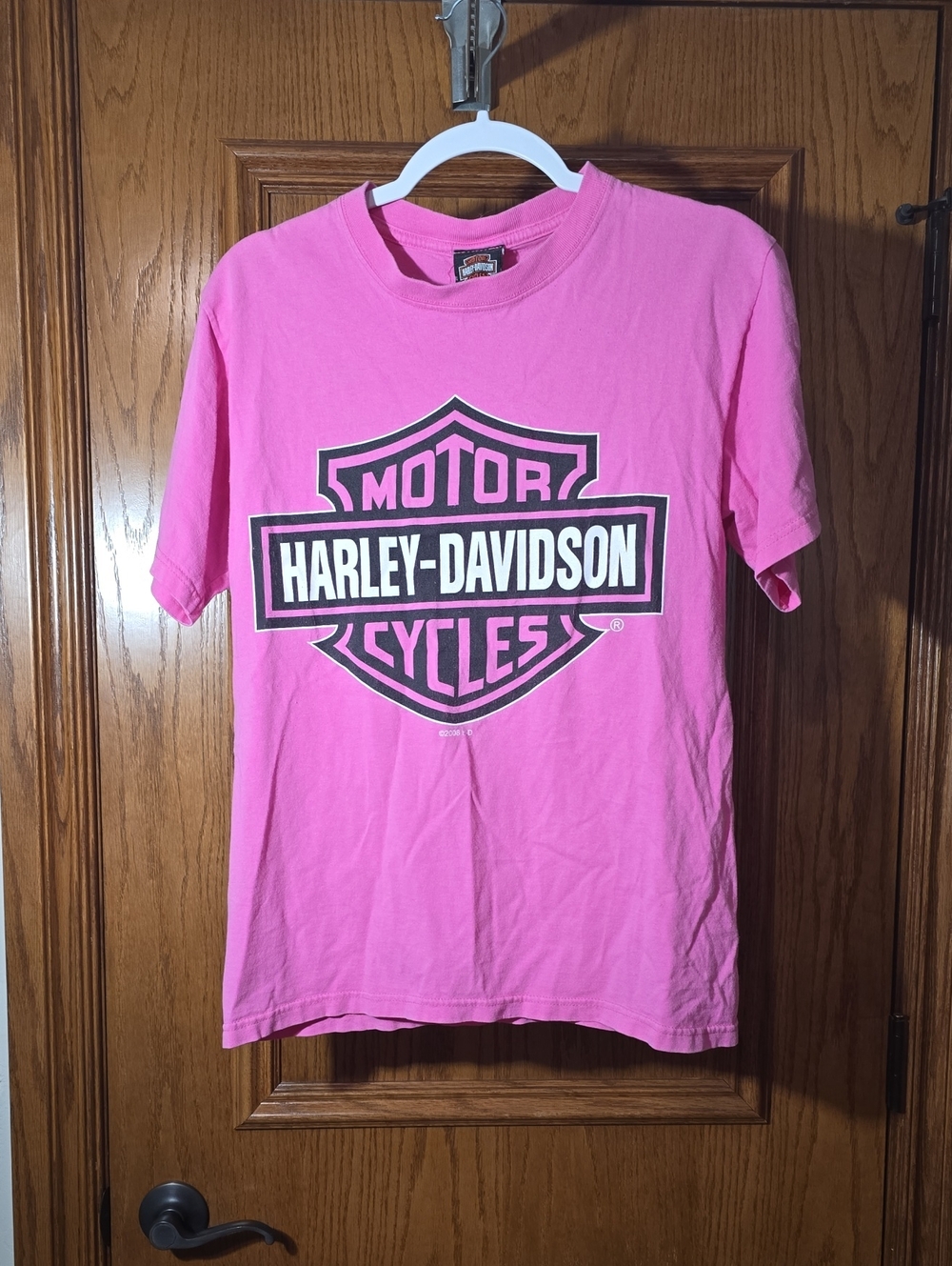 Harley-Davidson Pink Short Sleeve Logo Tee